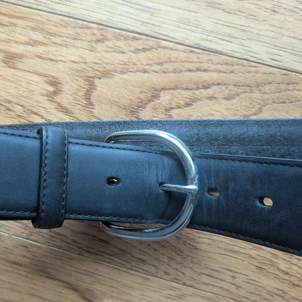 Tony Lama Belt Black Woven Southwestern Braided Leather Mens 36 Equestrian
